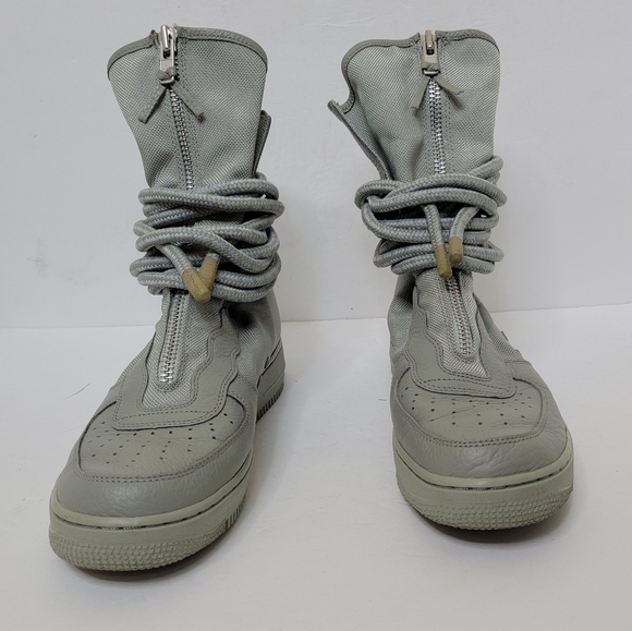 Nike SF Special Field Air Force 1 AF1 Hi Boot Gray Rattan Size 9 AA1128-201 - Picture 4 of 12